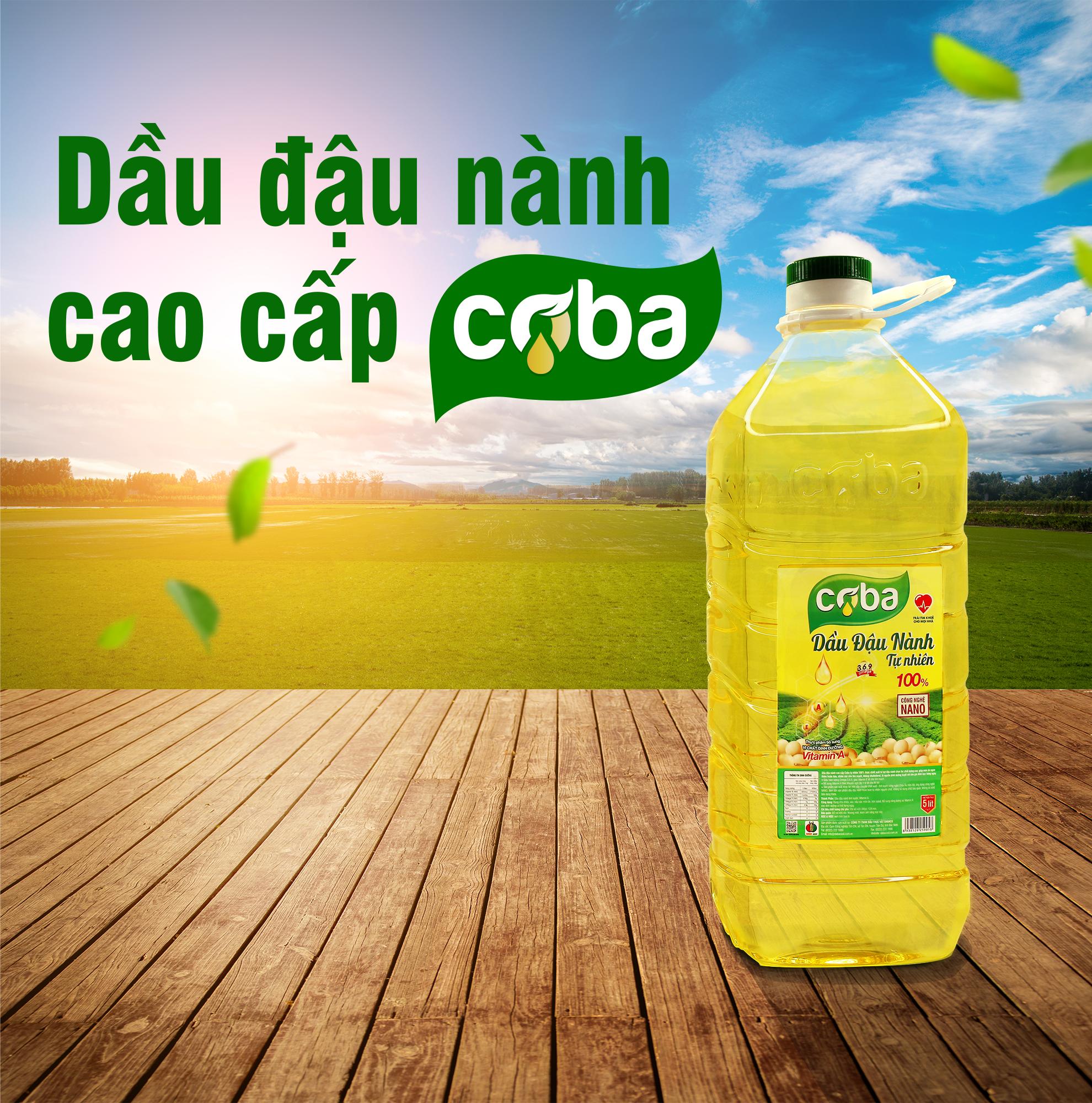 Dầu đậu nành COBA can 5L