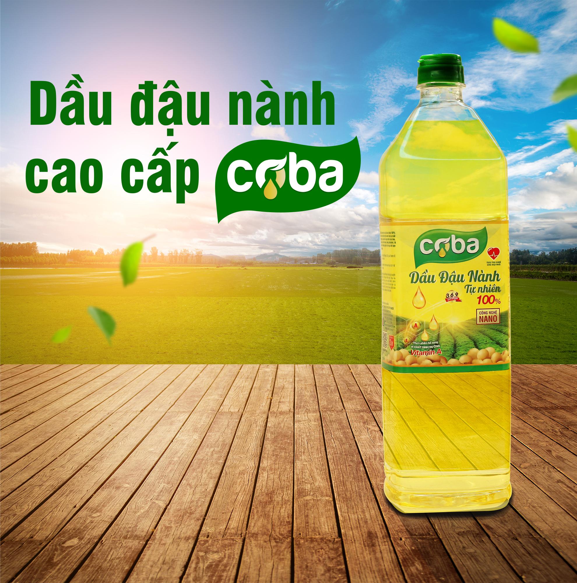 Dầu ăn cao cấp COBA chai 2L